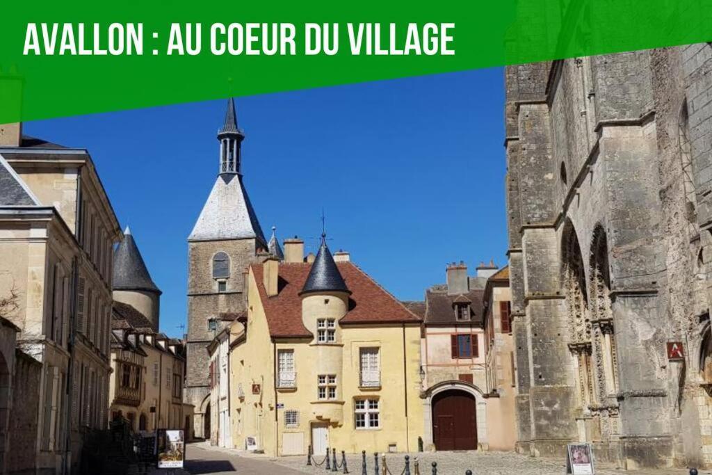 La Fontaine Neuve-Avallon-5 Personnes-1 Chambre-3 Lits-Parking-Wifi Exteriör bild