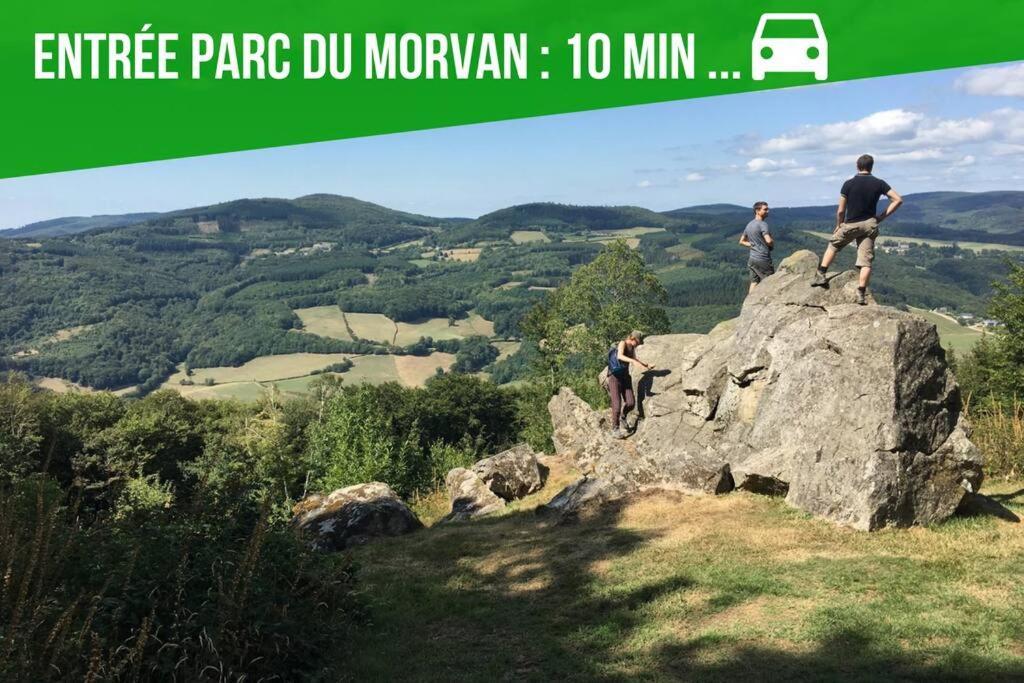 La Fontaine Neuve-Avallon-5 Personnes-1 Chambre-3 Lits-Parking-Wifi Exteriör bild